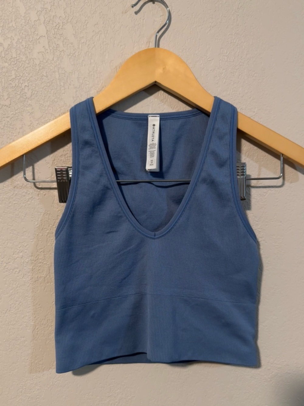 Athleta Aurora Seamless Crop Rib Tank Size XS